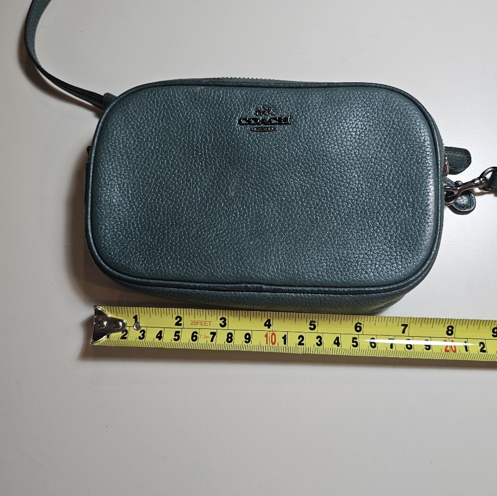 Coach Small Crossbody Bag in Dark Teal - Picture 8 of 9